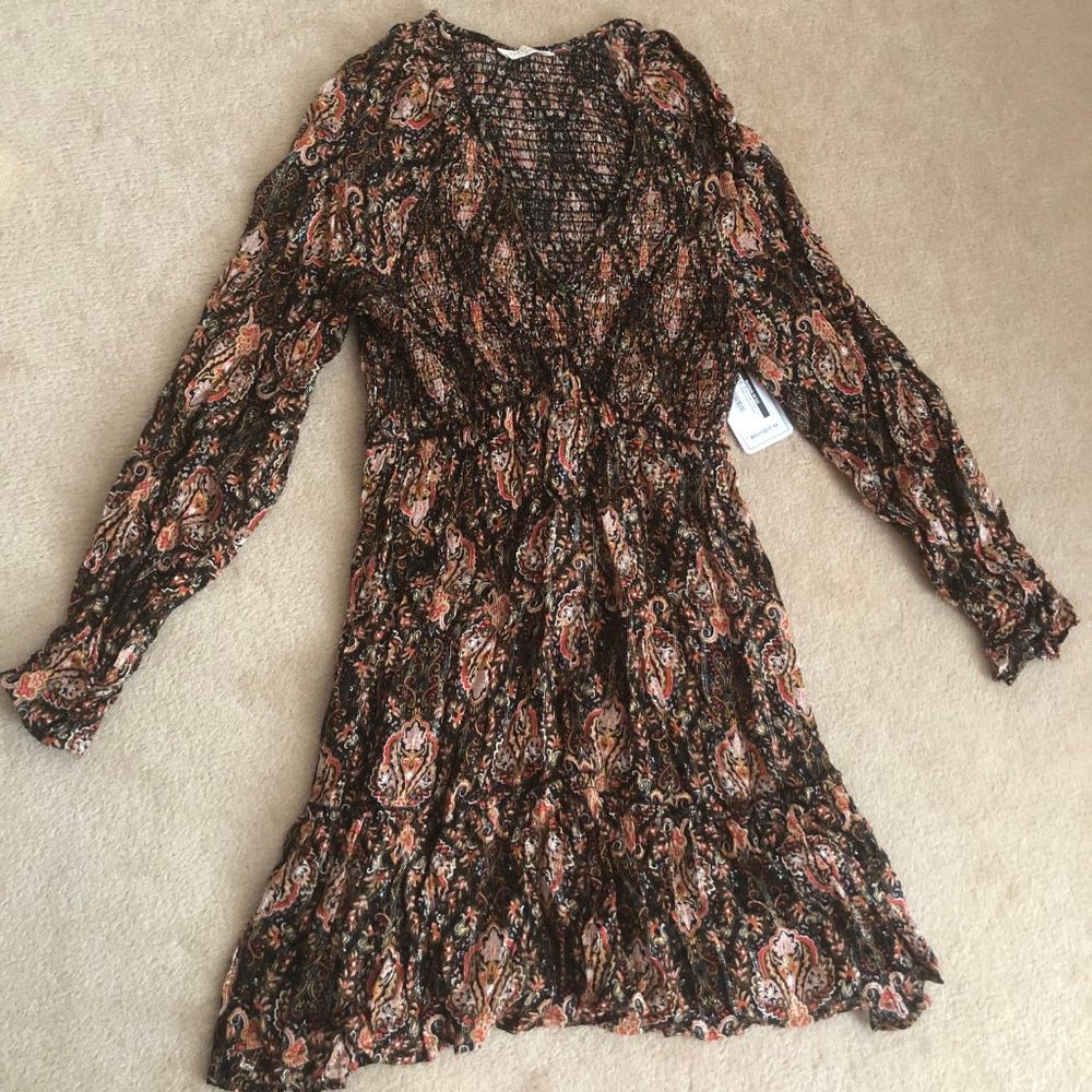 Black flowy tunic dress